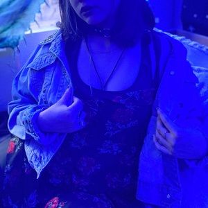 Pretty Little Liars Aria Destroyed Denim Jacket